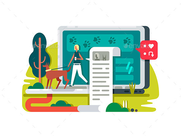 Blogging About Life on the Internet - Miscellaneous Vectors
