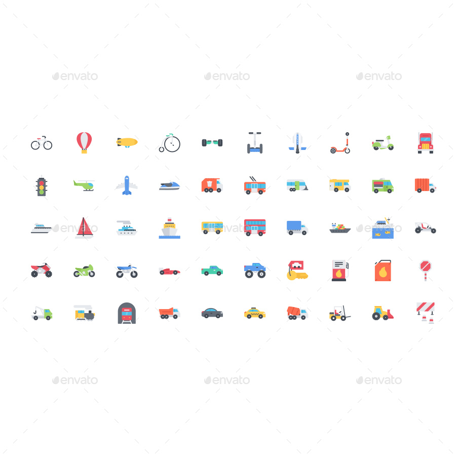 The Flat Icons 2000, Icons | GraphicRiver