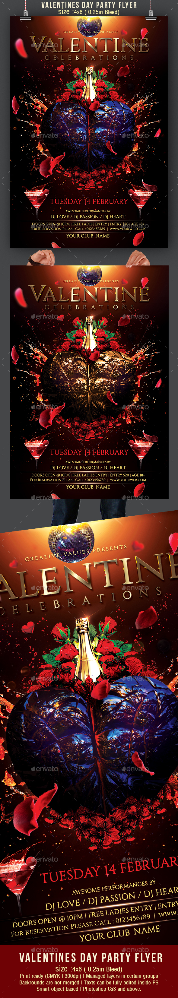 Valentines Day Party Flyer