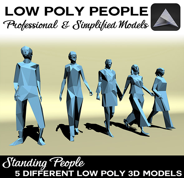 Low Poly People - 3Docean 19390498