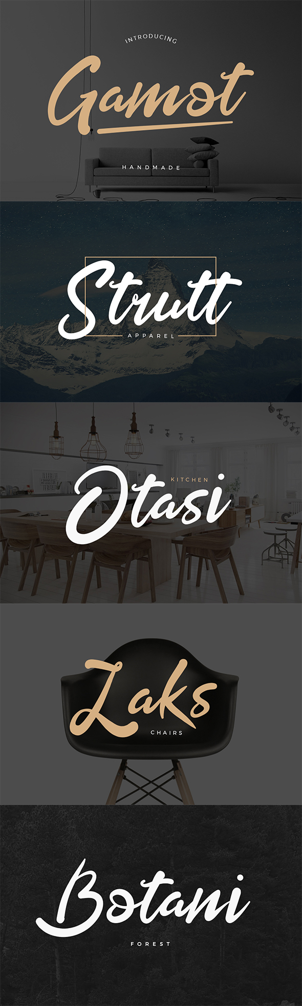 Gamot Typeface - Hand-writing Script