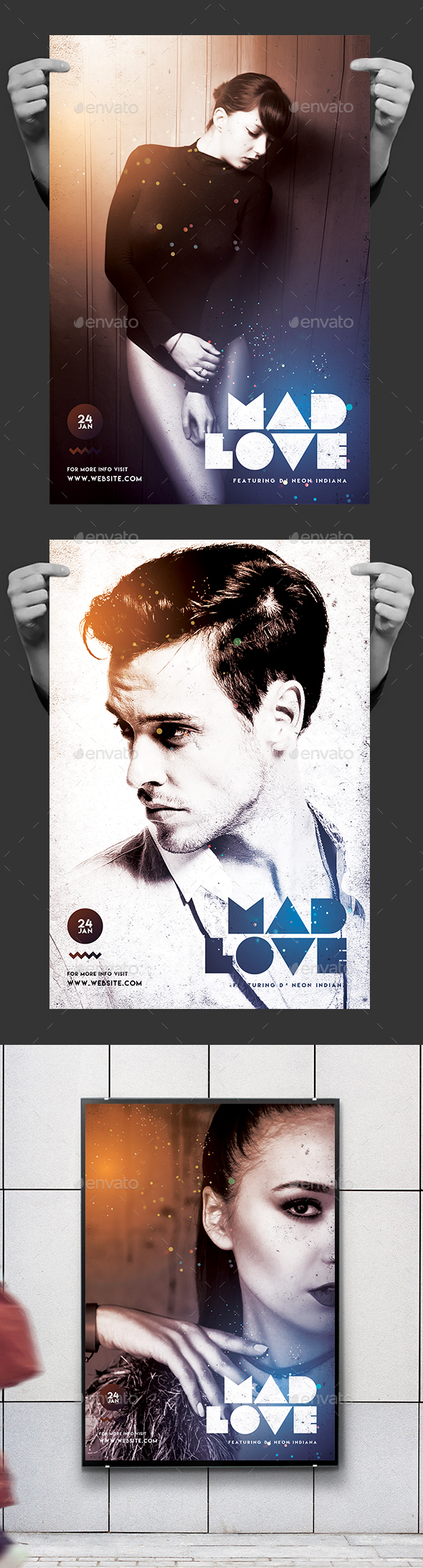 Minimal Guest Dj Party Poster/ Flyer - Clubs & Parties Events