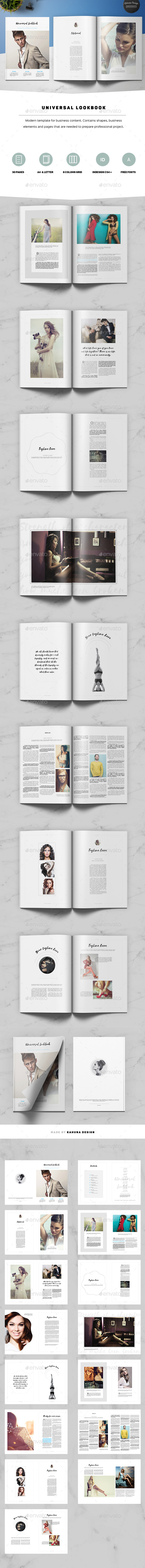 Universal Lookbook - Catalogs Brochures