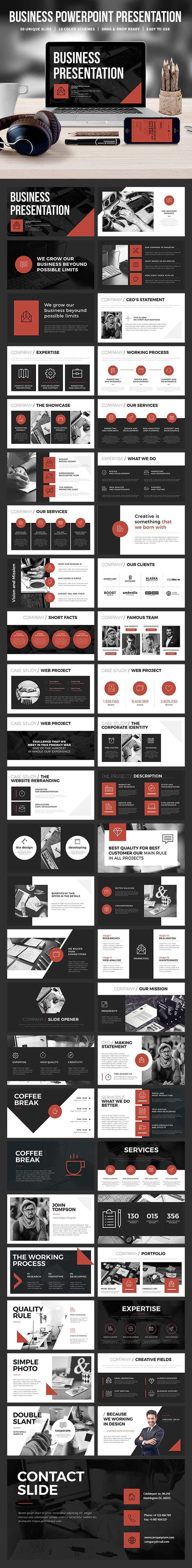 Business Powerpoint Template - Business PowerPoint Templates