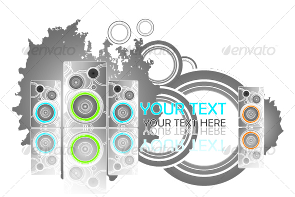 Party grungy design - Characters Vectors