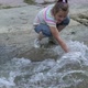 Girl is Playing in the River - VideoHive Item for Sale