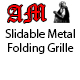 Closing Slidable Metal Folding Grille Closing Slidable Metal Folding Grille