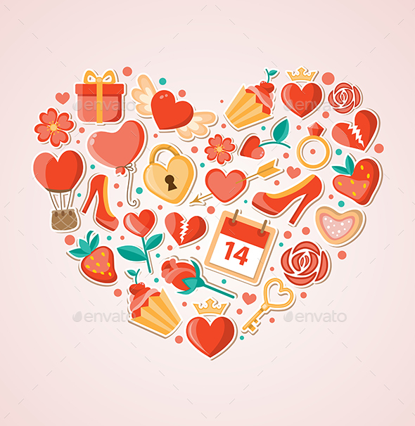 Heart for Valentine's Day - Valentines Seasons/Holidays