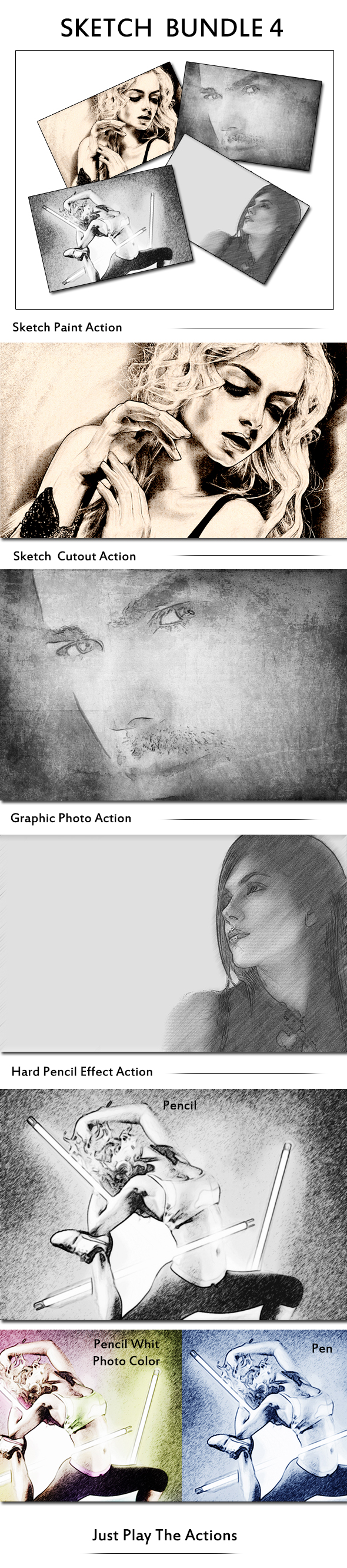 Sketch Bundle 4 - Photoshop Add-ons