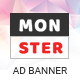 Monster Business HTML 5 Google Banner