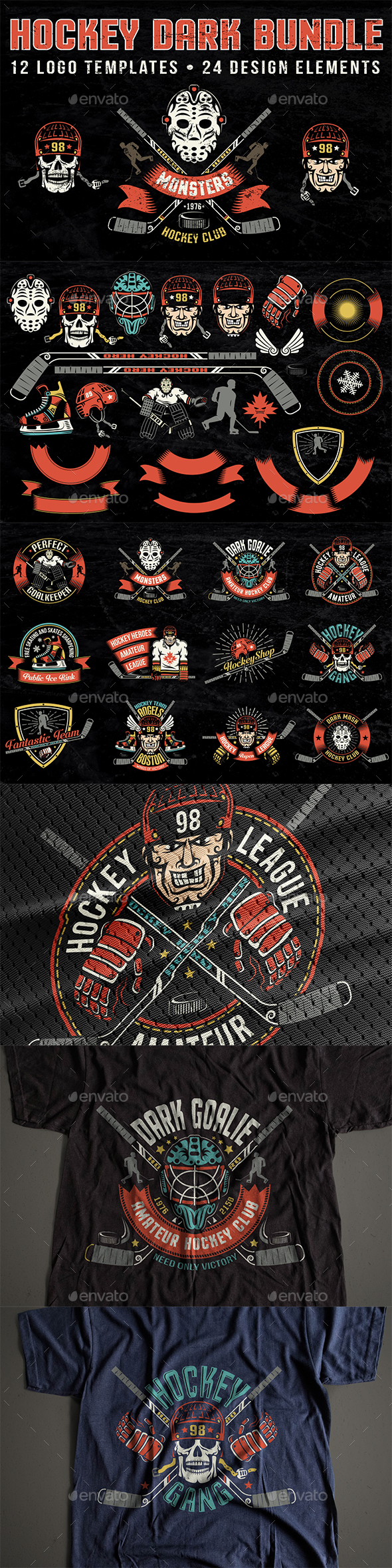 Hockey Dark Bundle - Sports/Activity Conceptual