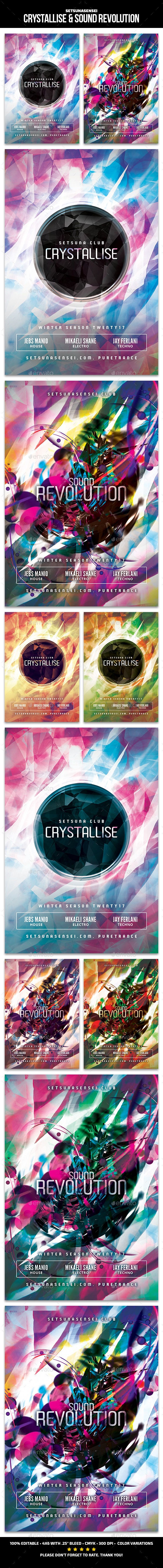 Crystallise & Sound Revolution - Clubs & Parties Events
