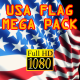 3D Flag Pack USA - VideoHive Item for Sale