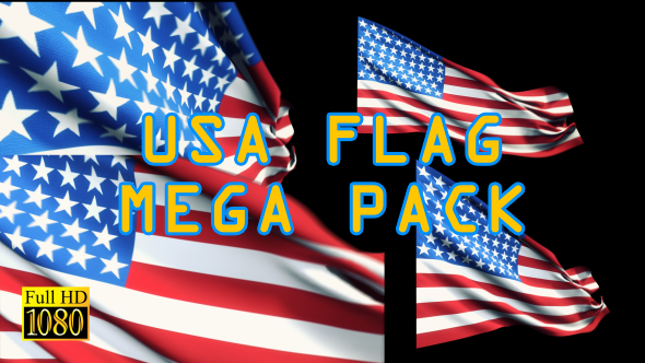 3D Flag Pack USA