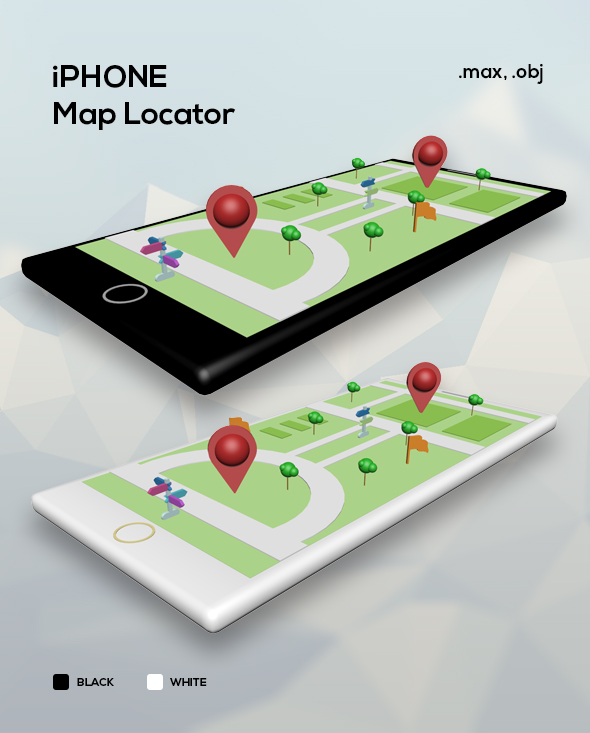 Smartphone Business Map - 3Docean 19397521