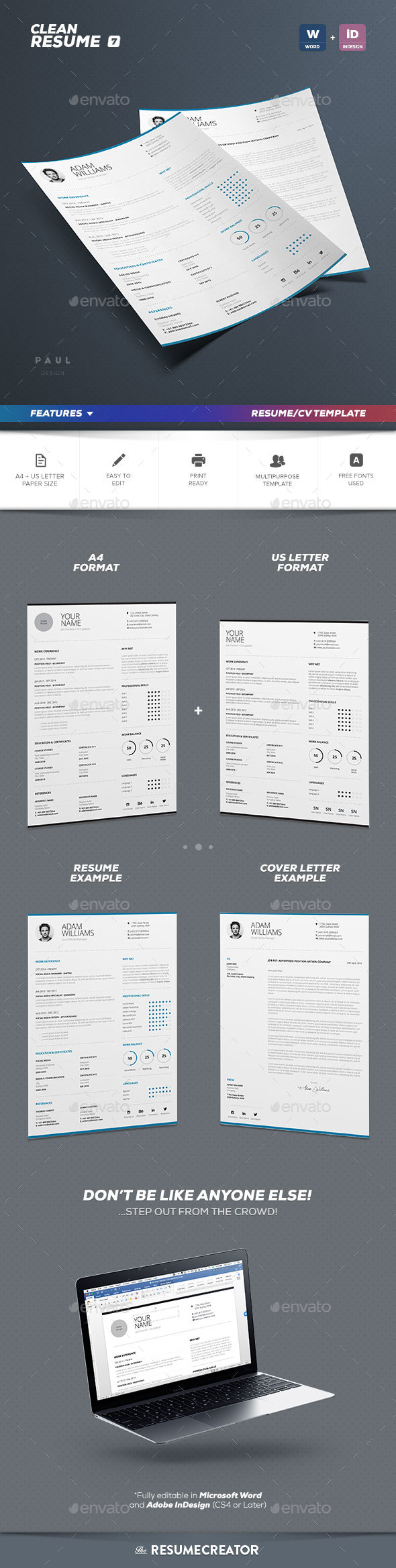 Clean Resume Vol. 7