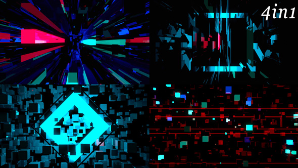 Beat Impact - VJ Loop Pack (4in1) alt