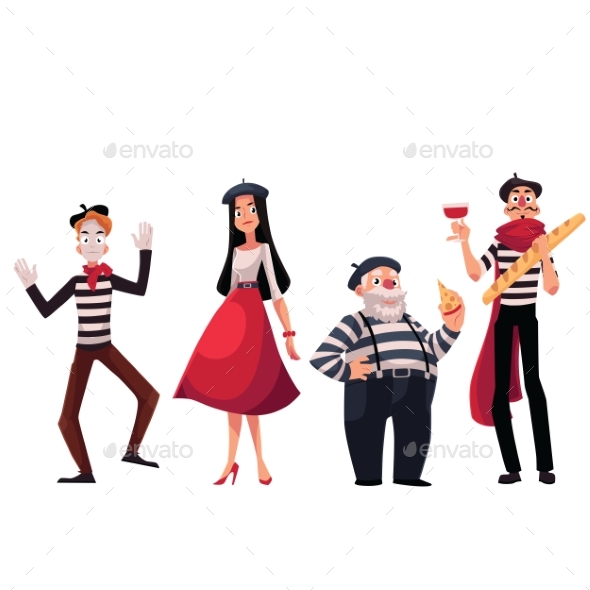 French People - People Characters