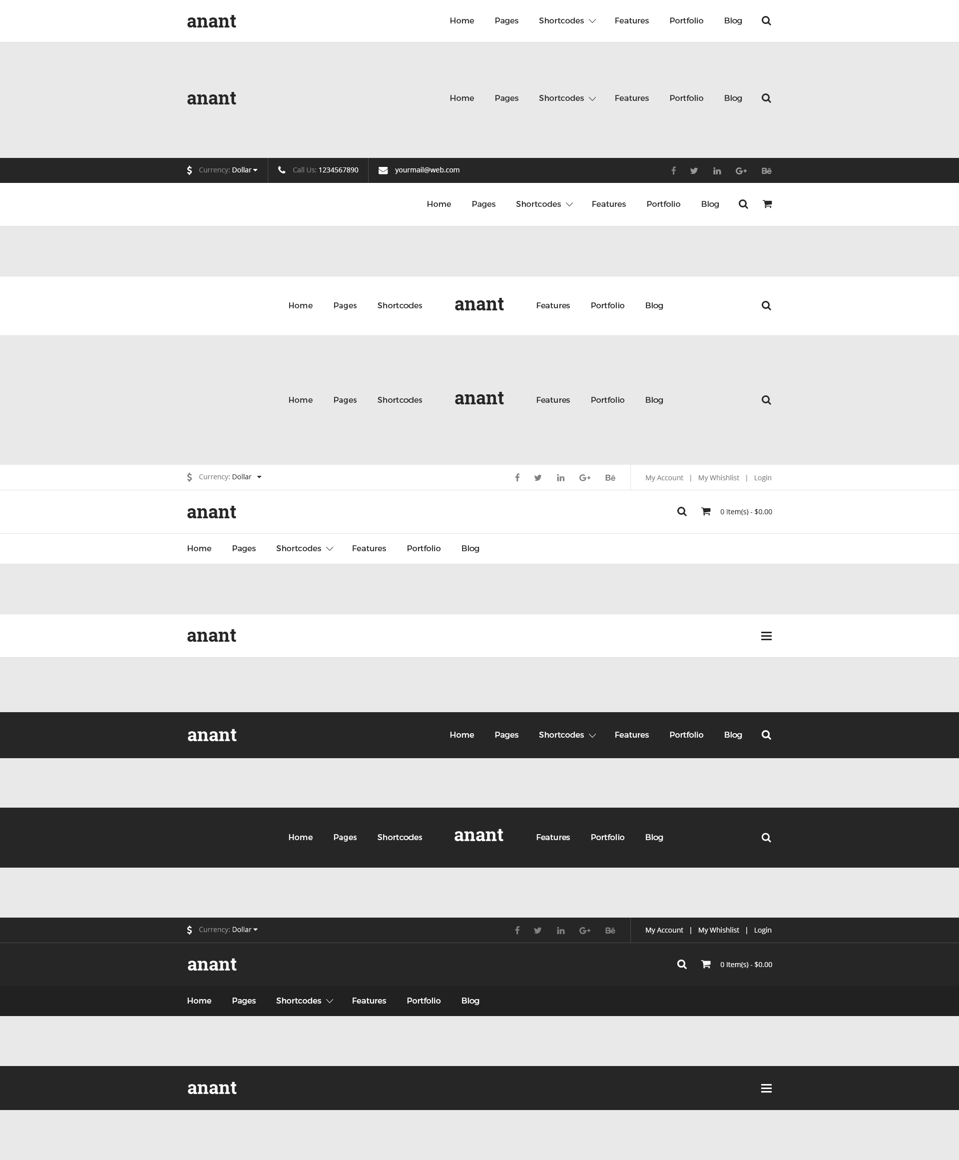 Anant | Multipurpose PSD Template by revivalpixel | ThemeForest