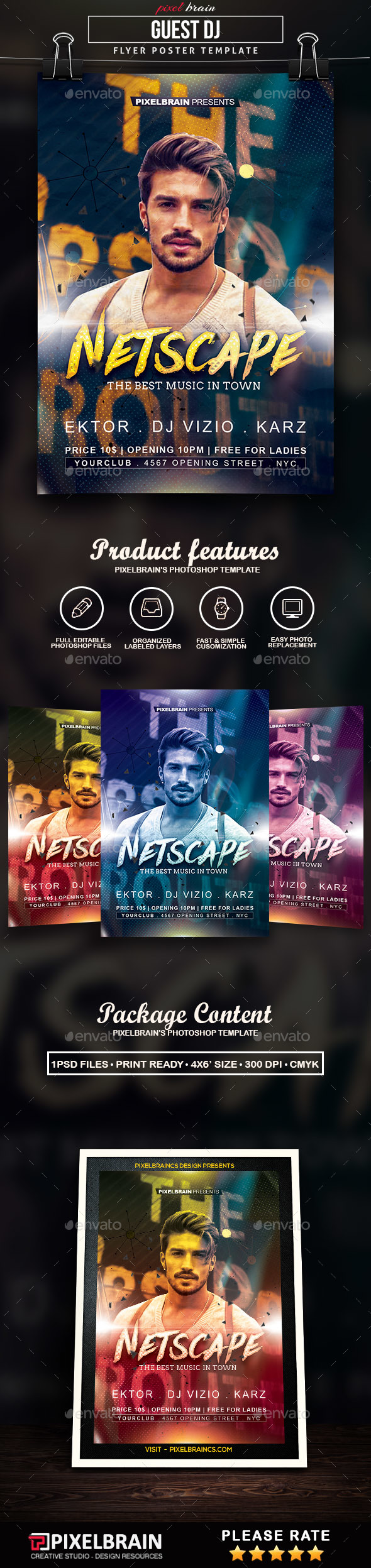 Guest Dj Flyer Template - Events Flyers