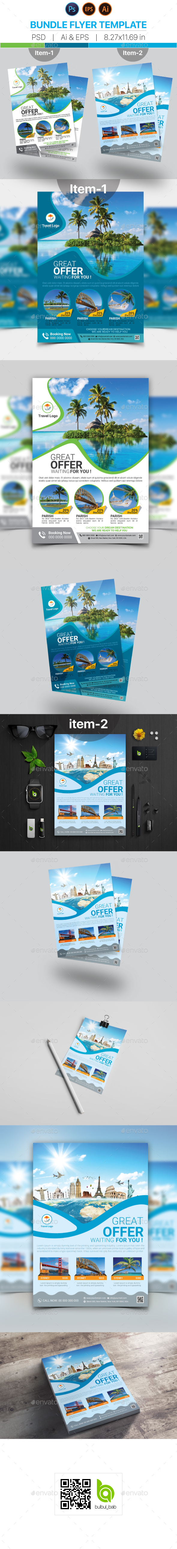 Travel Flyer Bundle - Holidays Events