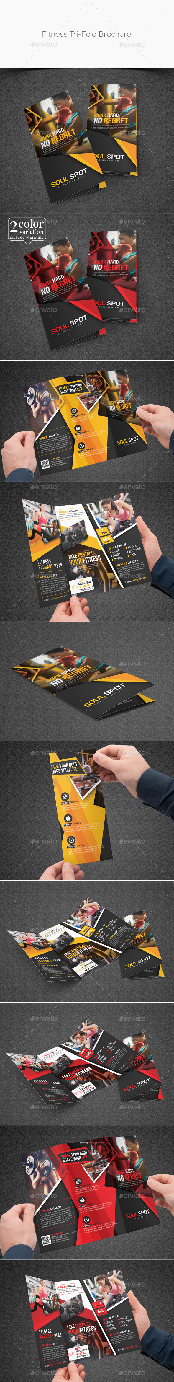 Fitness Tri-Fold Brochure - Corporate Brochures