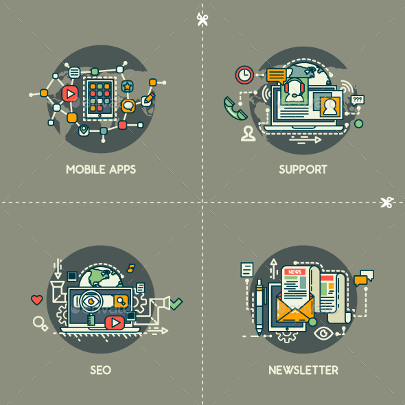 Mobile Apps, Support, SEO, Newsletter - Web Technology