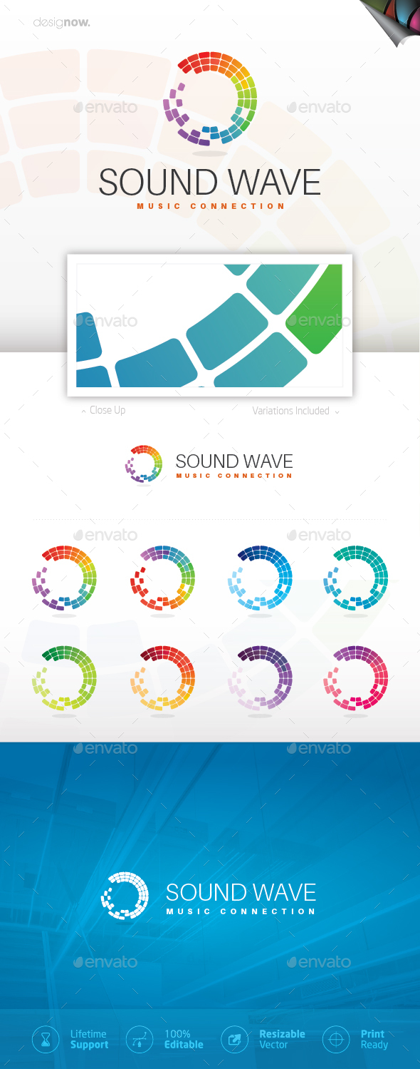 Music Wave Logo - Symbols Logo Templates