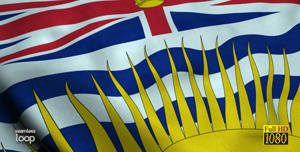 British Columbia Flag HD