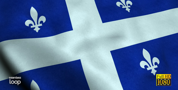 Quebec Flag HD