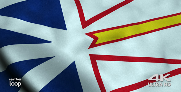 Newfoundland and Labrador Flag 4K