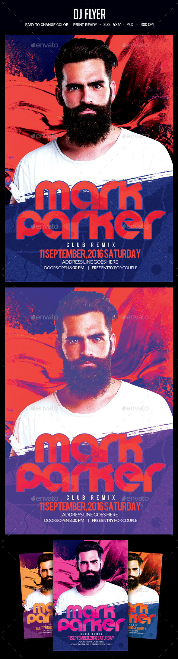 DJ Flyer - Clubs & Parties Events
