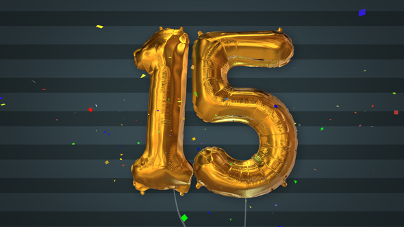 Balloon Numbers Countdown - VideoHive 19349929