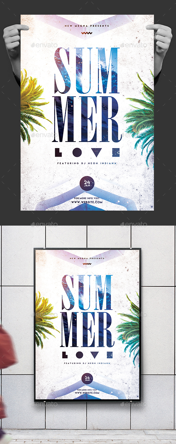 Summer Party Poster/Flyer - Clubs & Parties Events