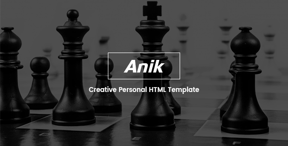 Anik - Personal - ThemeForest 19402536