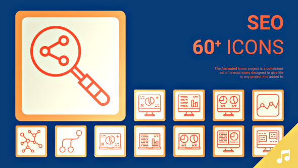 Seo and Marketing Icons and Elements