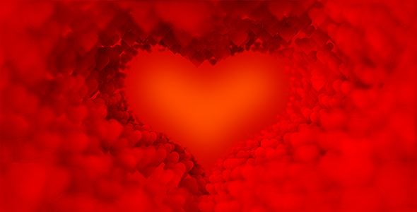 Red Valentine`s Hearts