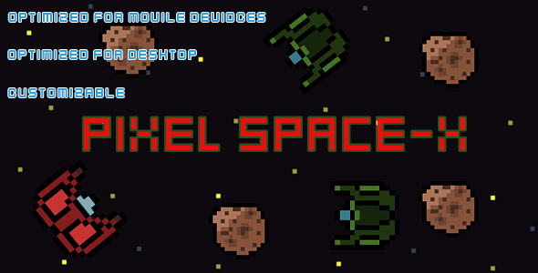 Pixel Space-X(HTML5 Game - CodeCanyon 19388764