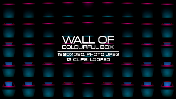 Wall of Colorful Box VJ Kit alt