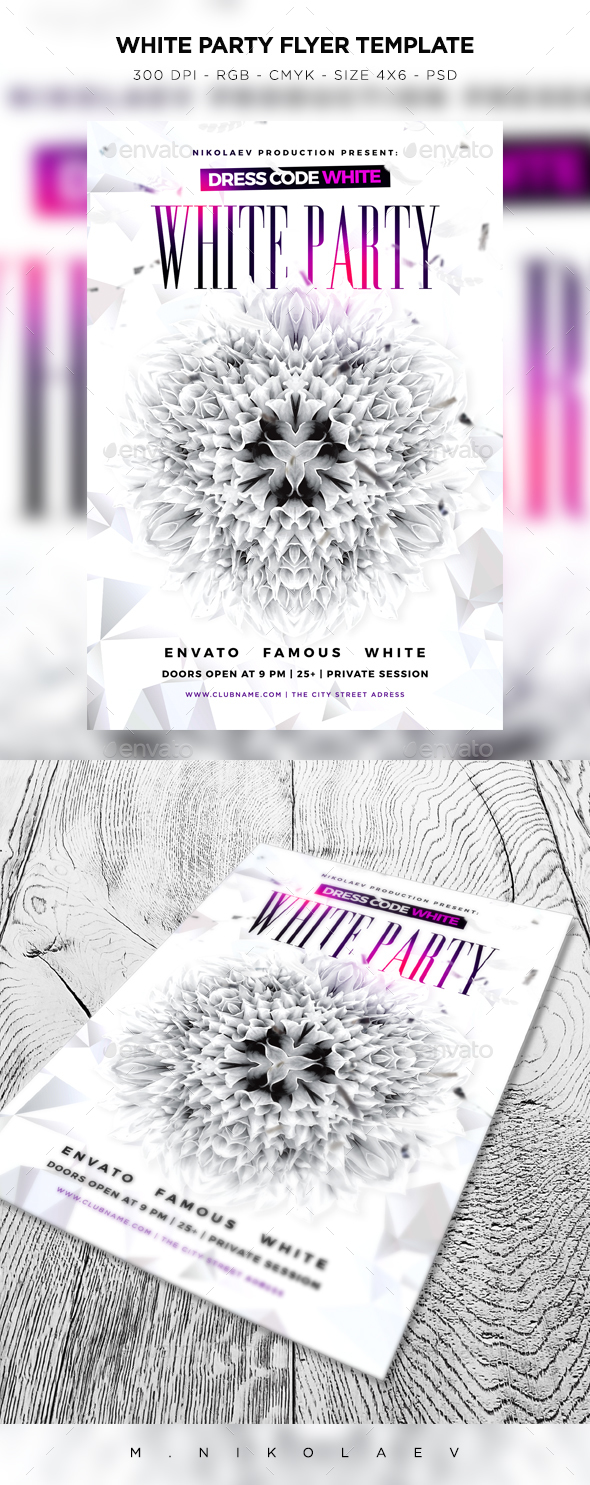 White Party Flyer - Clubs & Parties Events