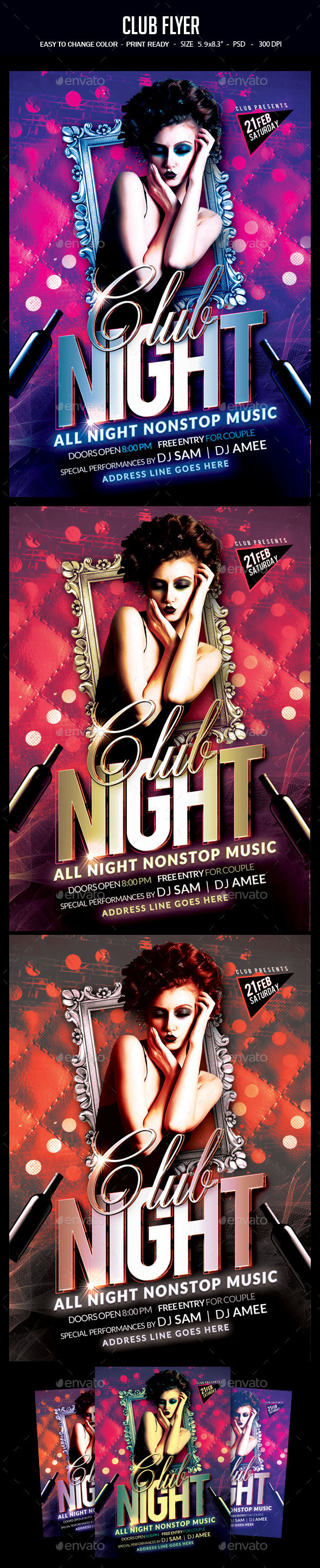 Club Flyer - Clubs & Parties Events