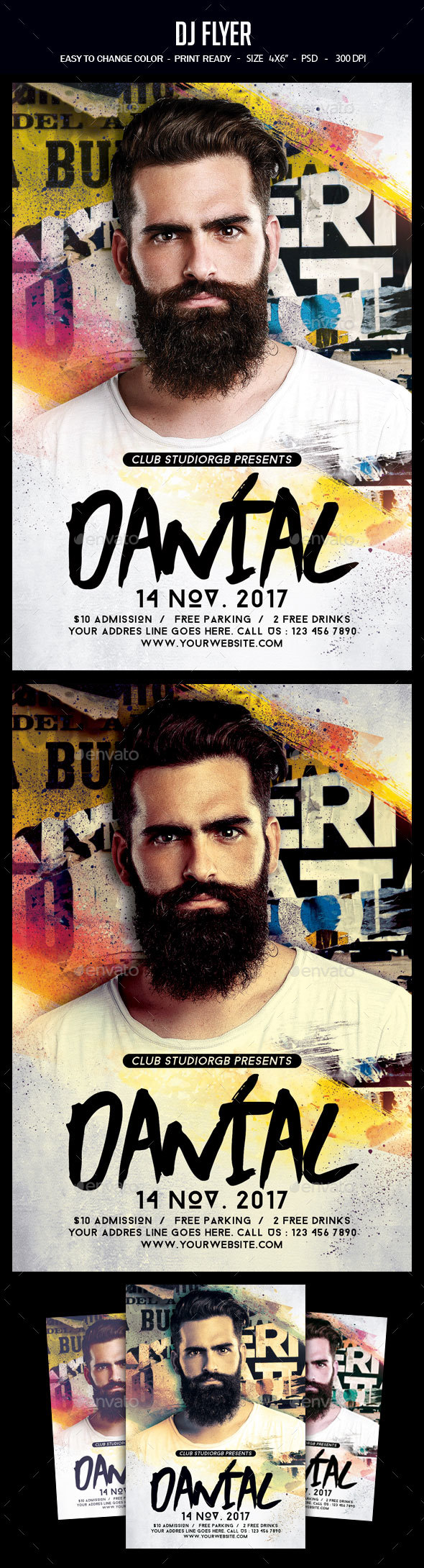 Dj Flyer - Clubs & Parties Events