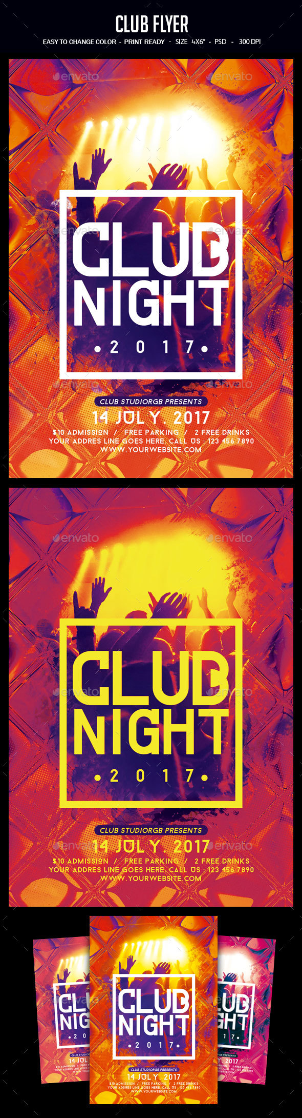 Club Flyer - Clubs & Parties Events
