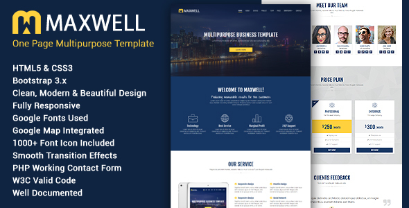 Maxwell - Multipurpose - ThemeForest 19362501