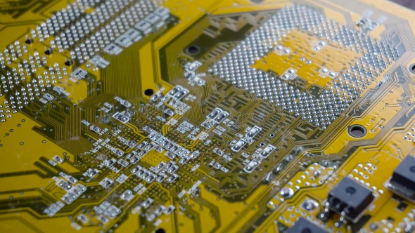 PC Electronic Circuit Board .