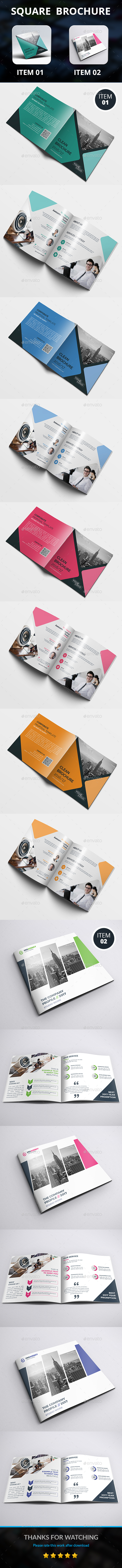 Square Brochure Bundle - Corporate Brochures