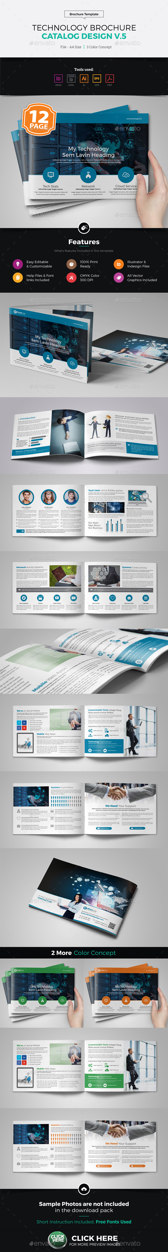 Technology Brochure Catalog Design v5 - Corporate Brochures