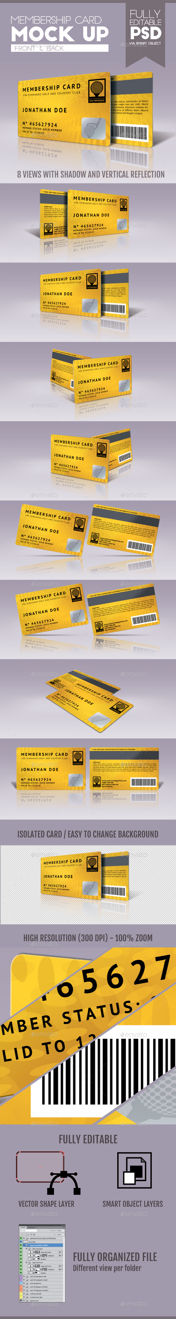 Membership Card - Miscellaneous Product Mock-Ups