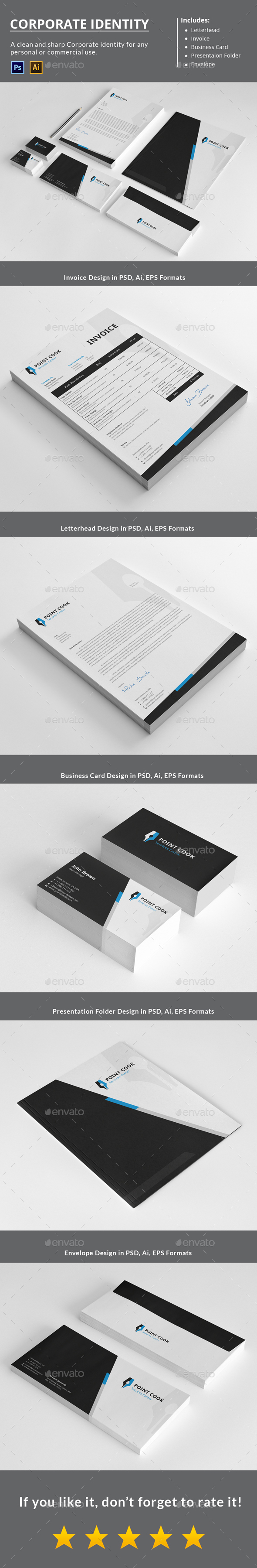 Corporate Identity - Stationery Print Templates
