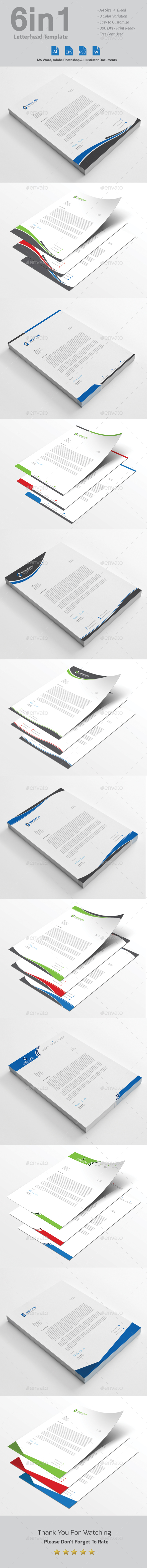 Letterhead - Stationery Print Templates